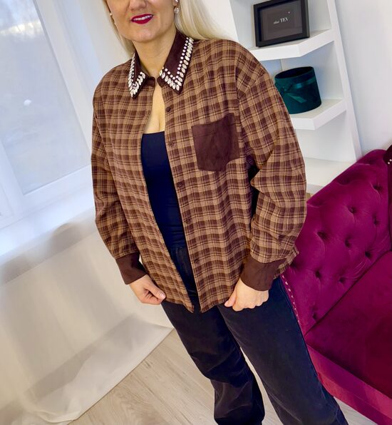 BRŪNS KREKLS AR KABATIŅU